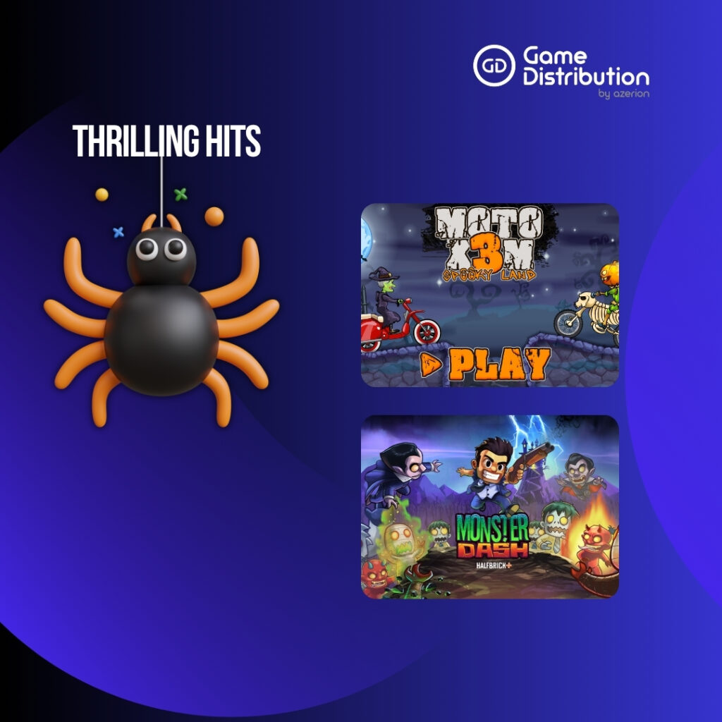 Fast and thrilling Halloween games from GameDistribution that deliver action, excitement, and consistent ad engagement for publishers.