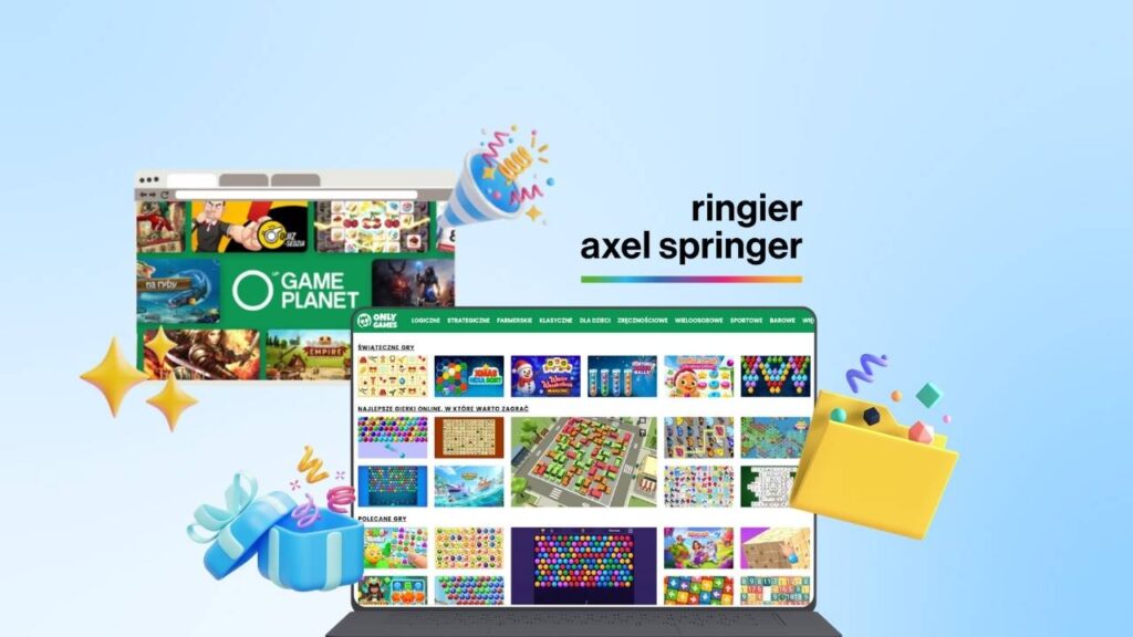 Ringier Axel Springer Polska digital gaming ecosystem featuring HTML5 games from GameDistribution