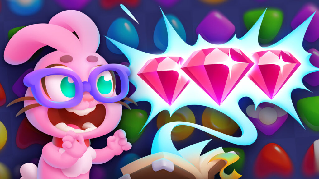 Skydom Reforged match-3 gameplay featuring competitive objectives and varied level design